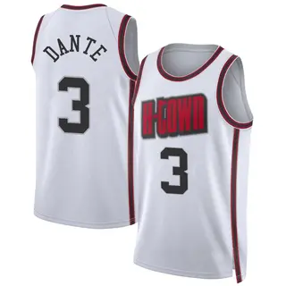 Men's N'Faly Dante Houston Rockets Nike Swingman White 2024/25 City Edition Jersey