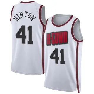 Men's Nate Hinton Houston Rockets Nike Swingman White 2024/25 City Edition Jersey