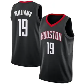 Men's Nate Williams Houston Rockets Swingman Black Jersey - Statement Edition