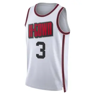 Men's Steve Francis Houston Rockets Nike Swingman White 2024/25 City Edition Jersey