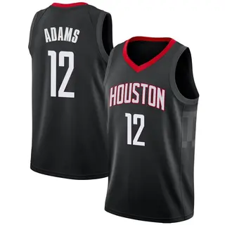 Men's Steven Adams Houston Rockets Swingman Black Jersey - Statement Edition