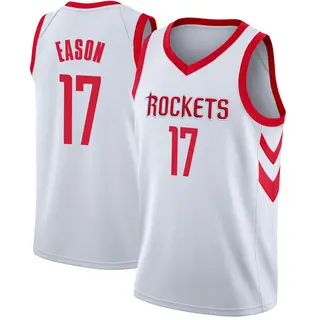 Men's Tari Eason Houston Rockets Swingman White Jersey - Association Edition