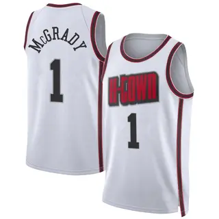 Men's Tracy McGrady Houston Rockets Nike Swingman White 2024/25 City Edition Jersey