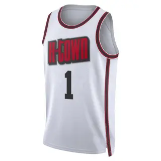 Men's Tracy McGrady Houston Rockets Nike Swingman White 2024/25 City Edition Jersey