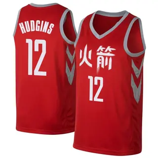 Men's Trevor Hudgins Houston Rockets Nike Swingman Red Jersey - City Edition