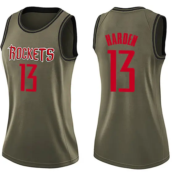 Women's James Harden Houston Rockets Nike Swingman Green Salute to ...