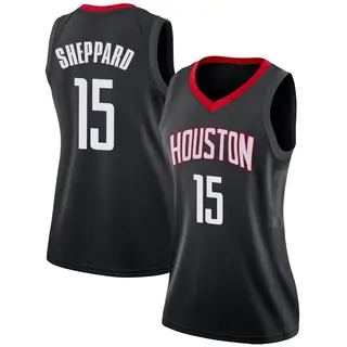 Women's Reed Sheppard Houston Rockets Nike Swingman Black Jersey - Statement Edition