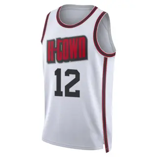 Youth Steven Adams Houston Rockets Nike Swingman White 2024/25 City Edition Jersey